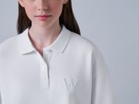 Поло для девочек, Белый