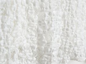 Кружевной лонгслив с завязками для девочек, Белый