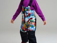 Комплект текстильный с полиуретановым покрытием для девочек: куртка, полукомбинезон