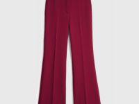 Расклёшенные брюки, Красный