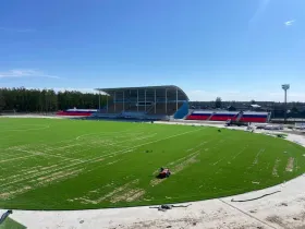 В селе Ытык-Кюёль Якутии завершают строительство двух крупных объектов к Играм Манчаары