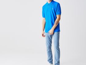 Мужское поло Lacoste L1212 классического кроя