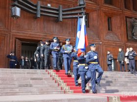 В Якутске простились с Героем России Алексеем Петровым