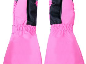 Варежки текстильные для девочек