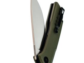 Складной нож Petrified Fish Loco, сталь D2, рукоять G10