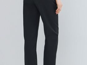 Зауженные прямые брюки, Черный