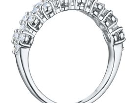 Классическое кольцо из белого золота э4712кц08160900_white