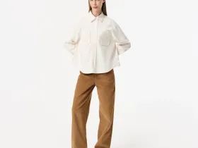 Женские вельветовые брюки Lacoste