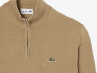 Мужской свитер Lacoste с высоким воротником и застежкой-молнией