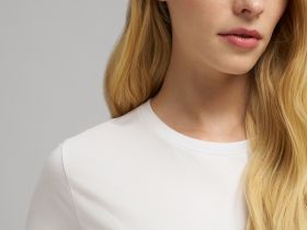 Приталенная футболка из джерси