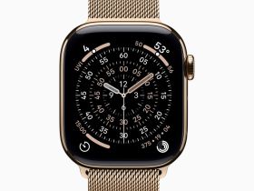 Смарт-часы Apple Watch Series 11 46mm Gold Titanium Case with Gold Milanese Loop (S/M)