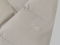 Длинный пуховик с натуральным пухом