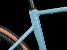 Шоссейный велосипед Cube Attain Race, год 2025, цвет Голубой, ростовка 19.5