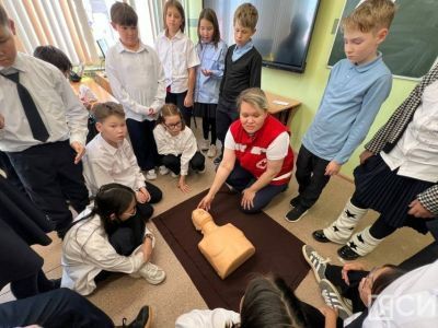 Региональное отделение «Движения первых» провело урок по оказанию первой помощи