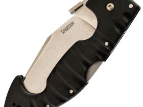 Нож складной Cold Steel Spartan, сталь AUS-10A, рукоять Griv-Ex, черный