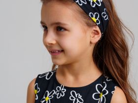 Косынка трикотажная для девочек, 2 шт в комплекте