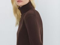 Водолазка из шерсти мериноса, Коричневый