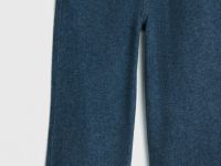 Широкие джинсы с мягкой фактурой, Синий