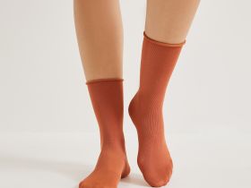 Носки Барио, оранжевые/зеленые