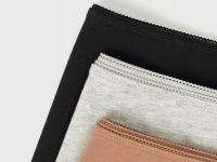 Классические трусы-брифы, 3 шт., Серый