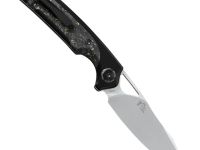 Складной нож Kizer Ara, сталь S45VN, рукоять карбон, черный/золотистый