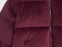 Утеплённая куртка из вельвета, Фиолетовый