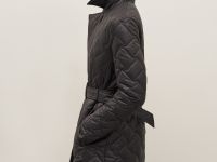 Полупальто утепленное с поясом