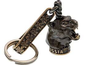 Брелок Пантера, бронза