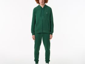 Мужская флисовая толстовка Lacoste на молнии