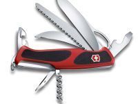 Нож перочинный Victorinox RangerGrip 57 Hunter, сталь X55CrMo14, рукоять полиамид, красно-чёрный
