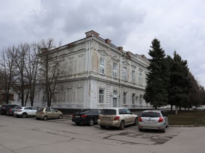 Здание общества взаимного кредита Области Войска Донского. Эклектика.