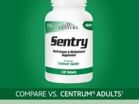 21st Century, Sentry, мультивитаминная и мультиминеральная добавка для взрослых, 130 таблеток