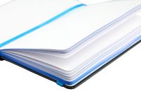 Блокнот для зарисовок Стихия 13х21см 140 г 80 л, твердая обложка цвет черный розовый срез