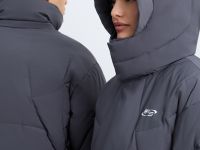 Пуховик с воротником-стойкой из коллаборации с man