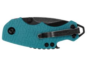 Складной нож Kershaw Shuffle 6, сталь 8Cr13MoV, рукоять термопластик GFN бирюзового цвета
