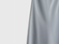 Сатиновое платье с американской проймой, Серый