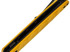 Складной нож Kizer Bamboo, сталь Nitro-V, рукоять G10, желтый