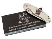Складной нож Steelclaw "Крыса В баре", сталь VG-10, рукоять G-10