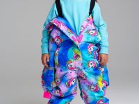 Комбинезон текстильный с полиуретановым покрытием для девочек