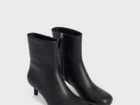 Ботильоны из натуральной кожи, Черный