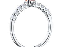 Кольцо из белого золота э4012кц05166500_pink