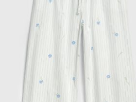 Брюки пижамные, Белый