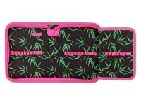 Пенал 1 отделение Berlingo "Lovely panda" 200*140*40 мм, дополнительная откидная секция, полиэстер