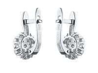 Серьги из белого золота э4712сг10170800