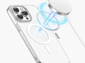 Чехол-накладка Keephone X-Crystal MagSafe для Apple iPhone 16 Pro пластиковый (прозрачный)