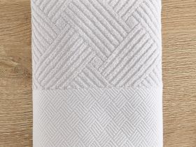 Полотенце махровое Zigzag, серое