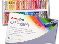 Набор масляной пастели Pentel 50 цв, в картонной коробке