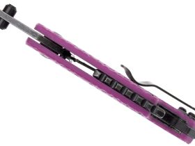 Нож складной Shuffle - KERSHAW 8700PURBW, сталь 8Cr13MoV c покрытием BlackWash™, рукоять текстурированный термопластик GFN фиолетового цвета