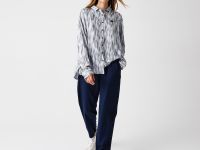 Женские брюки Lacoste с поясом на шнурке