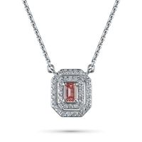 Колье из белого золота э0912кл11220007_pink